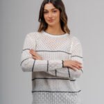 sweater calado con lurex anisa